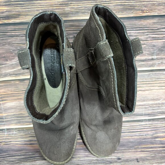 Timberland Earthkeepers Willis Ankle Chelsea Boots Women's Dark Brown Suede 7.5 - Picture 7 of 8